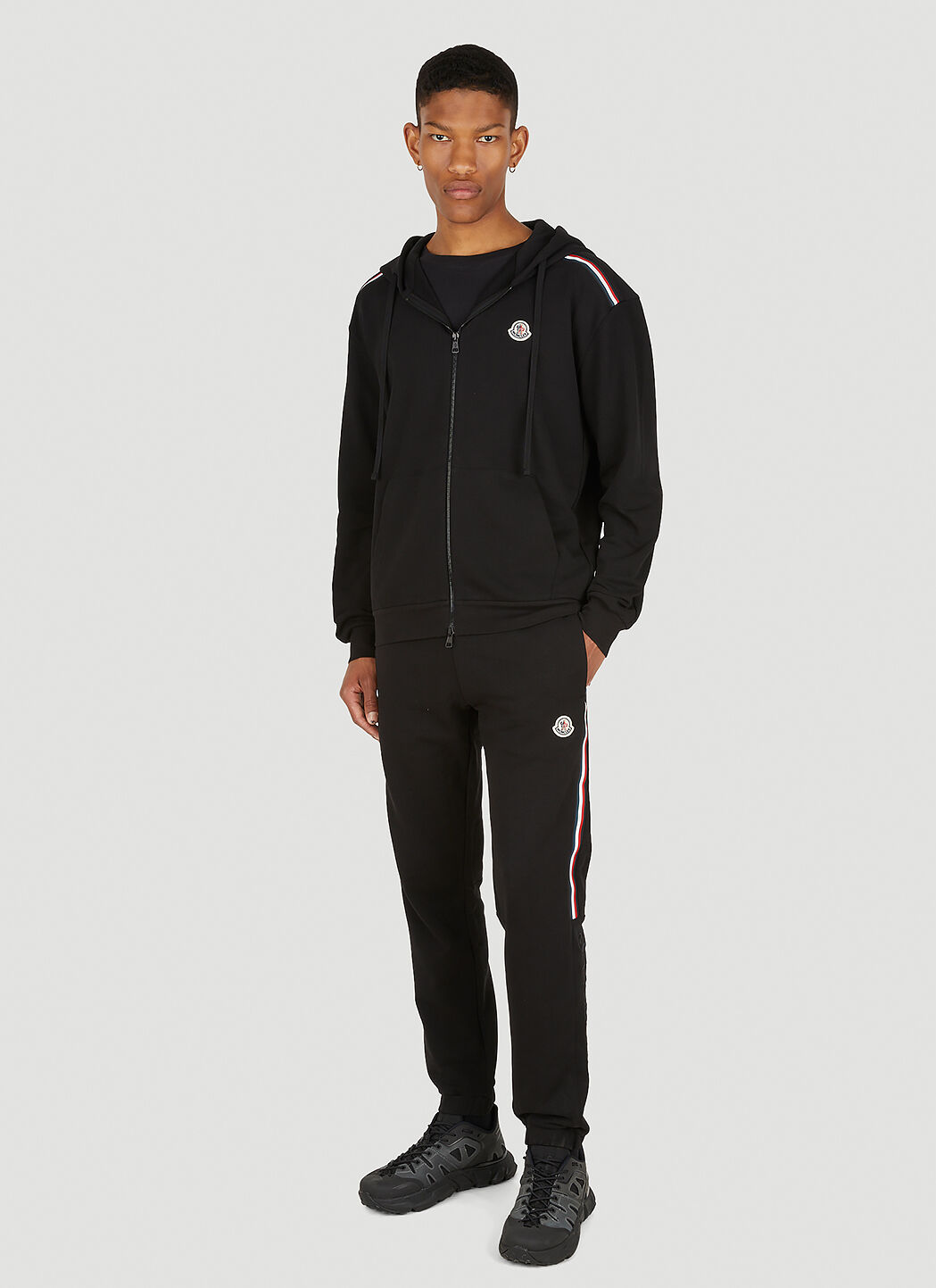 Moncler tracksuit mens grey online