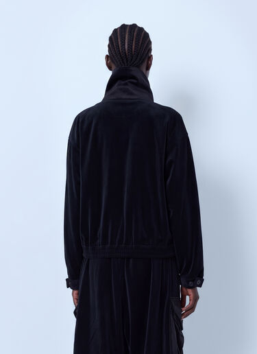 LN-CC® - Y-3: Velvet Corduroy Utility Blouson - Black Y-3 Velvet Corduroy Utility Blouson Black yyy0265008