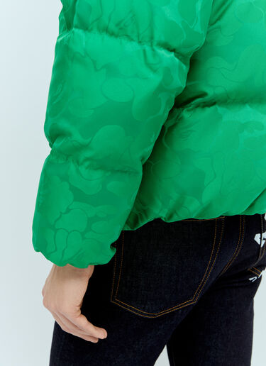 A BATHING APE® Camo Puffer Down Jacket Green aba0154009