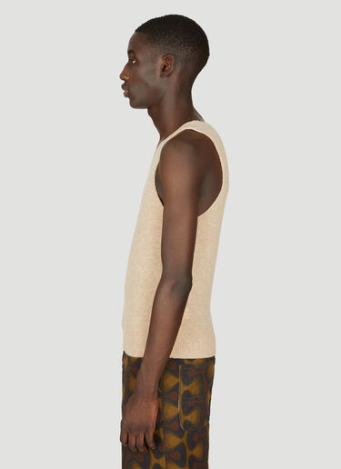 Dries Van Noten Merino Singlet Beige dvn0156026