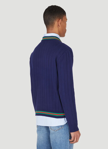 Gucci Web Trim Sweater Black guc0147029