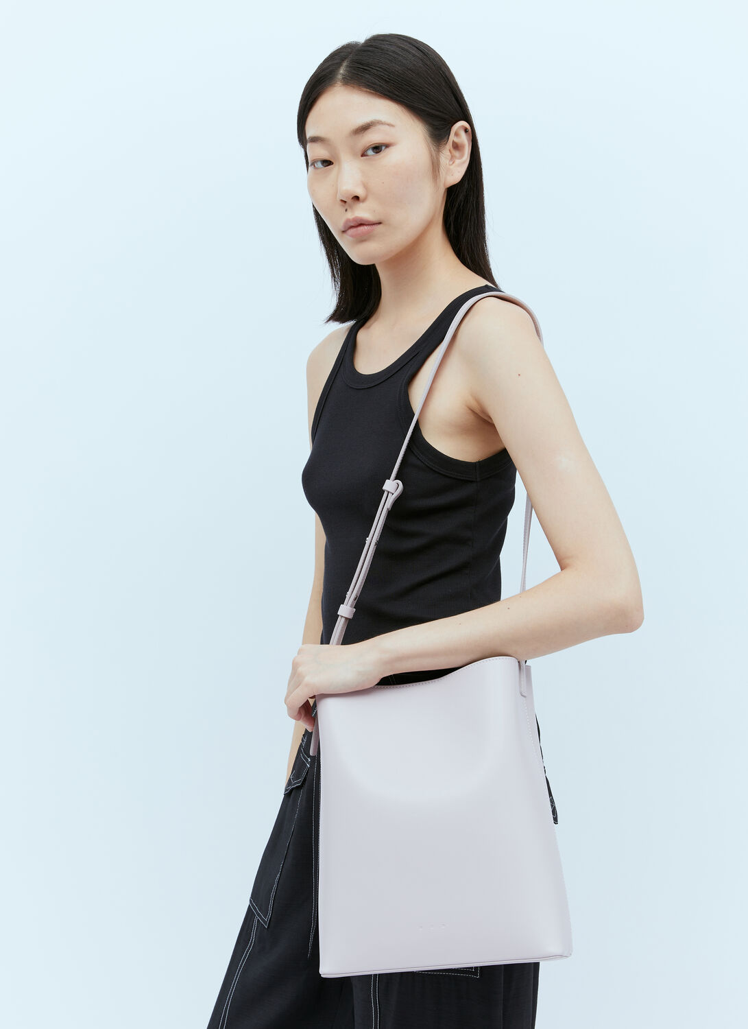 AESTHER EKME: shoulder bag for woman - Beige  Aesther Ekme shoulder bag SAC  BUCKET online at