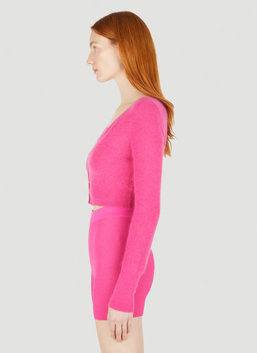 Jacquemus Le Alzou Cardigan Pink jac0248041