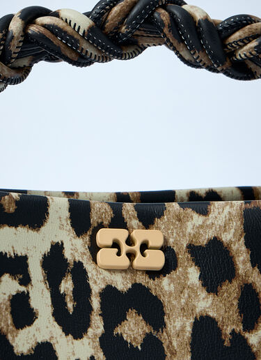 GANNI Mini Bou Handbag Brown gan0261045