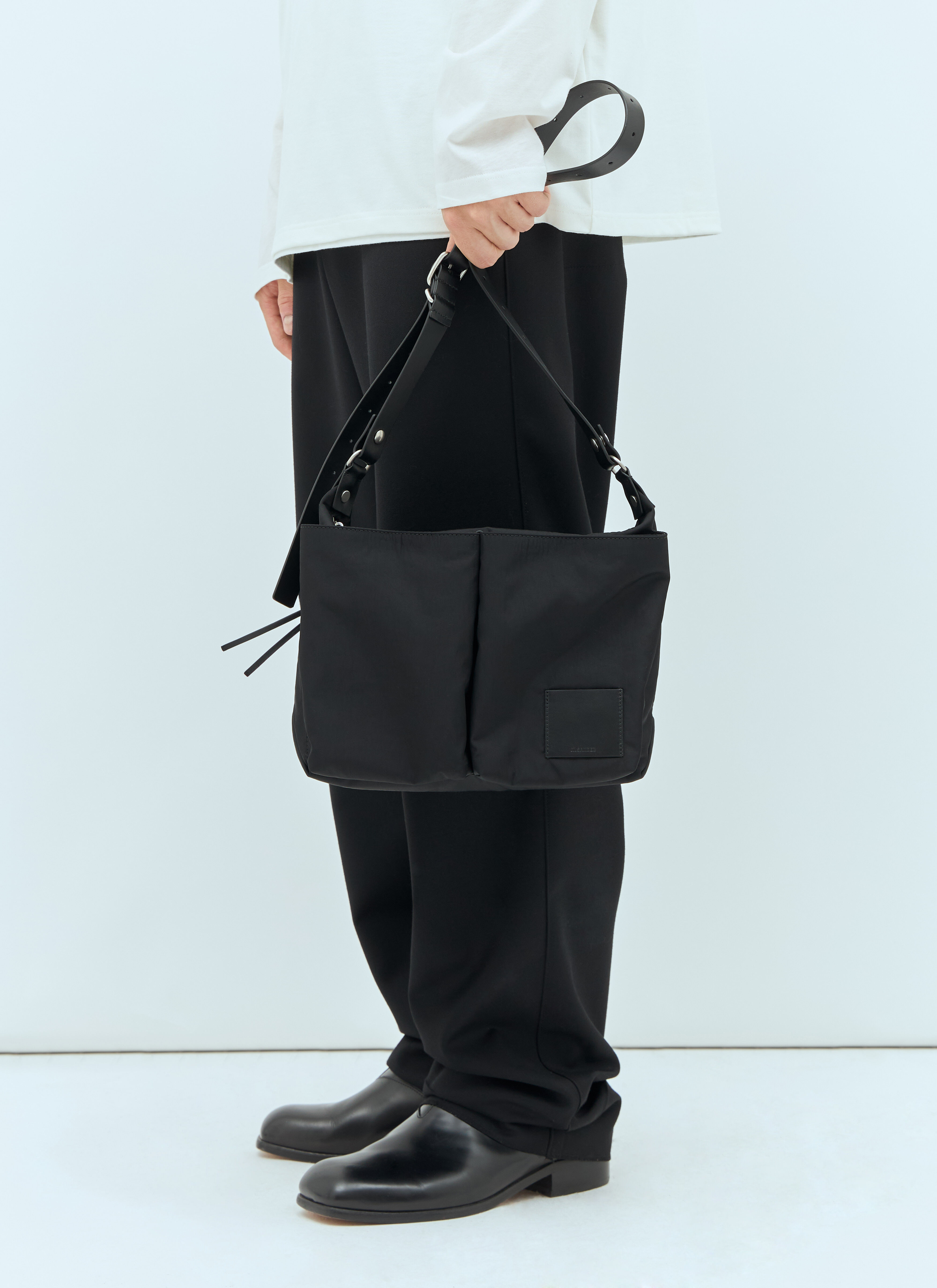 Jil Sander Pilot Crossbody Bag en Black pour homme | LN-CC®