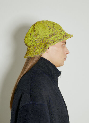 Song for the Mute Painted Fleece Bucket Hat Yellow sfm0154015