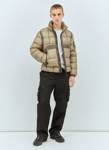 C.P. Company DD Shell Puffer Jacket Khaki pco0158006