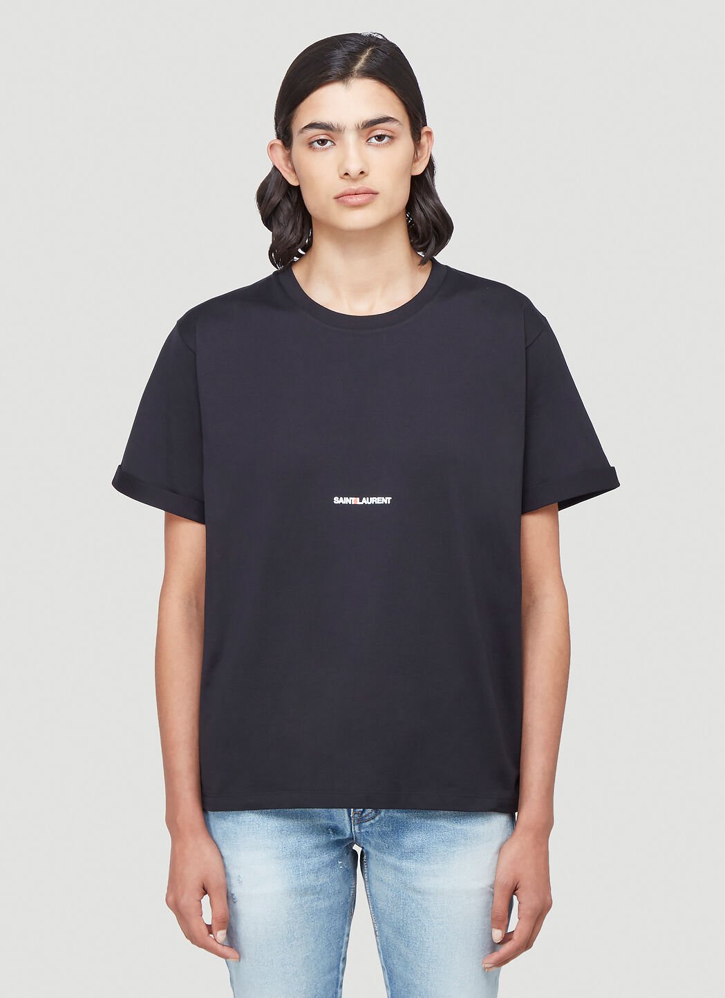 Balenciaga ロゴプリント Boxy Tシャツ ブラック bal0256011