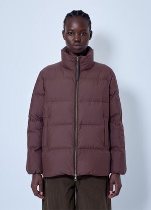 Moncler Vivantesse Short Down Jacket Burgundy mon0266032