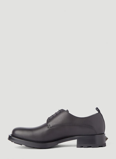 Valentino Roman Stud Derby Shoes Black val0145061