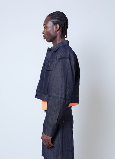 Walter Van Beirendonck x G-STAR Embossed Denim Jacket Blue wlt0160025