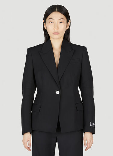 Versace Medusa Single Breasted Blazer Black vrs0252003