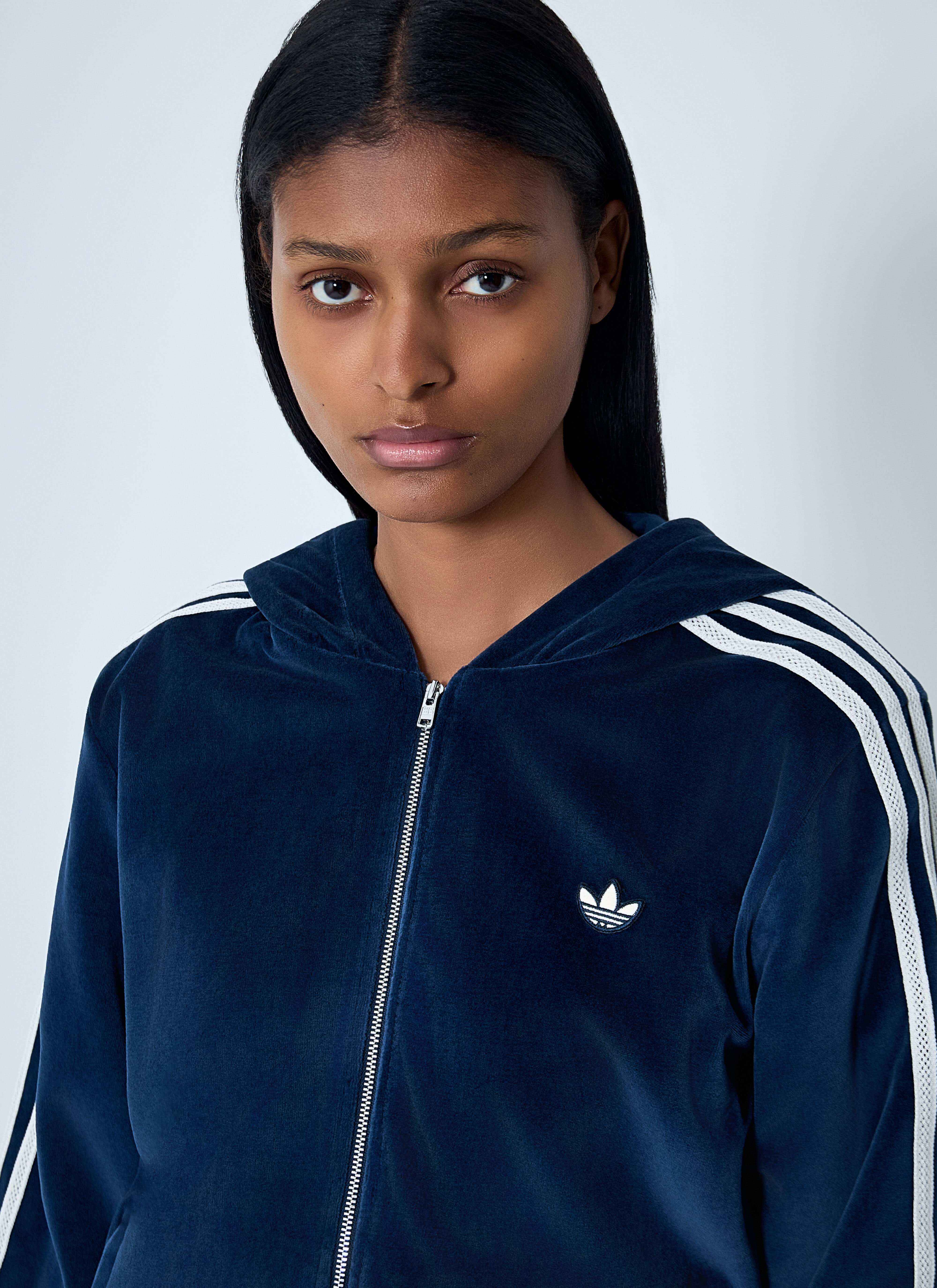 adidas by Wales Bonner Women's' Three Stripes Track Jacket in Navy