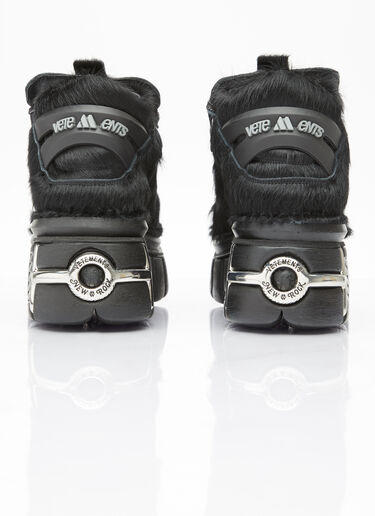 VETEMENTS x New Rock Platform Sneakers Black vet0254010