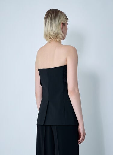 Max Mara Wool Waistcoat Black max0261004
