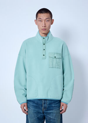 Visvim Barlow P.O. Sweatshirt Green vis0166002