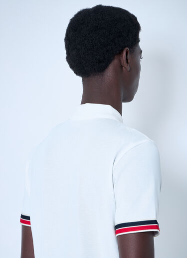 Moncler Logo Patch Polo Shirt White mon0160018
