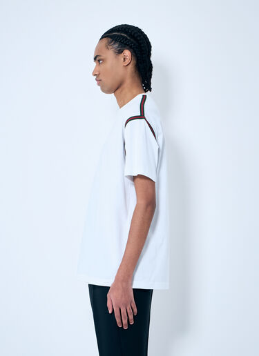 Gucci Embroidered Cotton Jersey T-Shirt White guc0159056