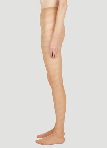 VETEMENTS Monogram Tights Beige vet0250025