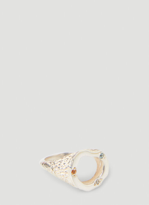 Balenciaga Lucis Ore Ring Black bal0251135