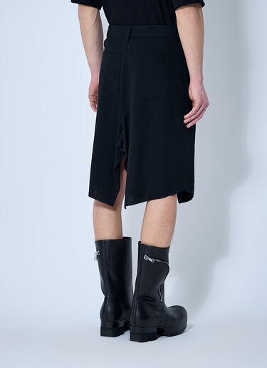 Rick Owens Slivered Shorts Black ric0159026