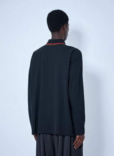 Vivienne Westwood 長袖ポロシャツ ブラック vvw0166007