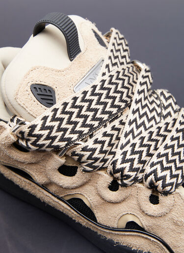 Lanvin Curb XL Low Top Sneakers Beige lnv0154012