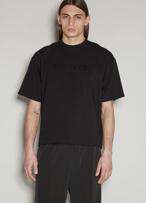 VTMNTS Paris Crystal Logo Shirt Black vtm0156006