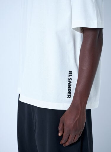 LN-CC® - Jil Sander: Cotton Jersey Crewneck T-Shirt - White Jil Sander Cotton Jersey Crewneck T-Shirt White jil0165005