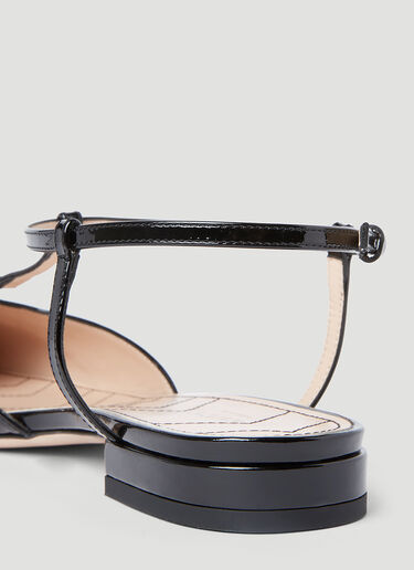 Gucci Double G Ballerina Flats Black guc0253091