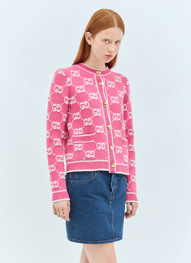Gucci GGウールカーディガン ピンク guc0257043