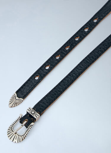 LN-CC® - Our Legacy: Cowboy Wrap Around Belt Collar - Black Our Legacy Cowboy Wrap Around Belt Collar Black our0365058