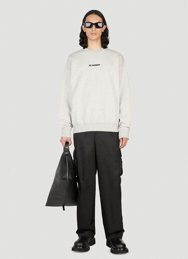 Logo Sweatshirt Jil Sander+ Logo Sweatshirt Grey jsp0151008