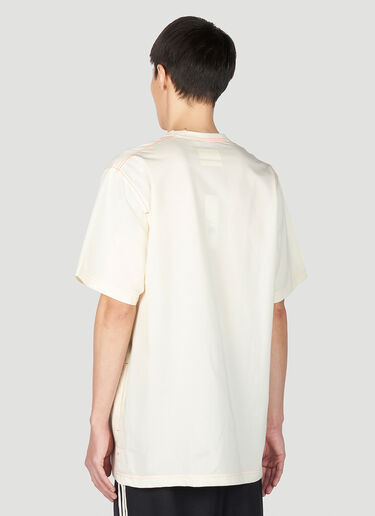 Y-3 徽标贴饰 T 恤 乳白色 yyy0152015