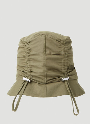 Jacquemus Le Bob Lacos Bucket Hat Khaki jac0151039