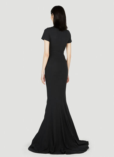 Balenciaga 垂褶连衣裙 黑色 bal0252046