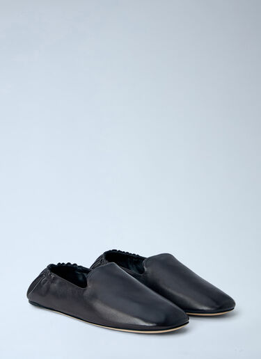 The Row Casa Slippers Dark Brown row0265018