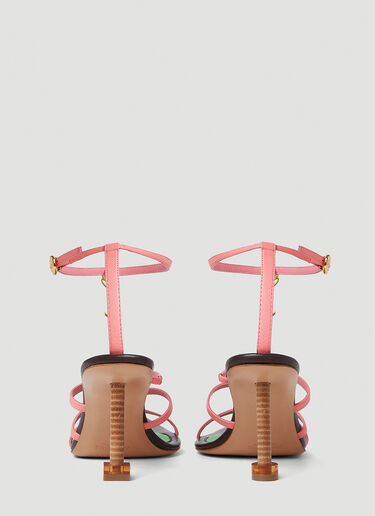 Jacquemus Les Pralu Hautes Heeled Sandals Pink jac0251059