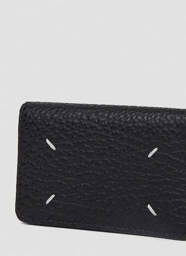 Maison Margiela Four Stitch Card Case Black mla0250027