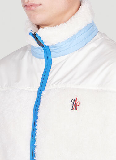 Moncler Grenoble Fleece Gilet Jacket White mog0151010