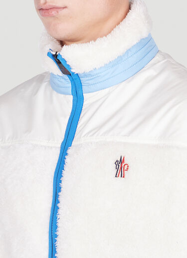 Fleece Gilet Jacket Moncler Grenoble Fleece Gilet Jacket White mog0151010