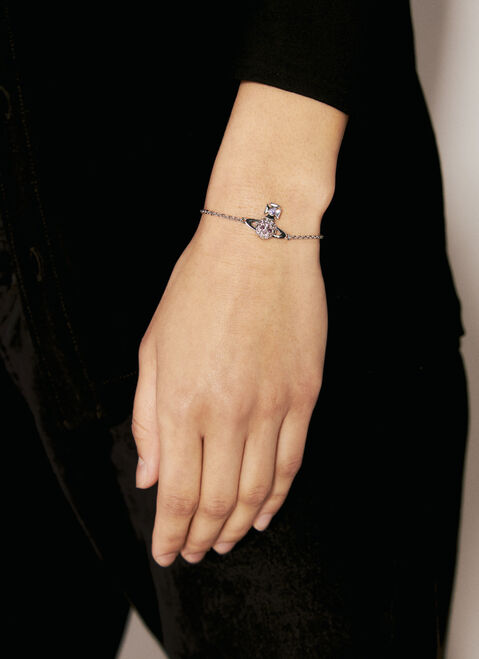 Vivienne Westwood Willa Bas Relief Bracelet Black vvw0255037