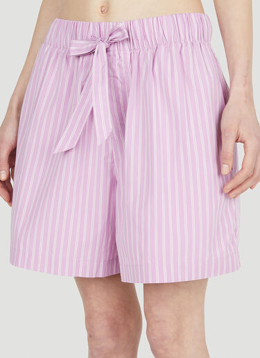 Tekla Skagen Stripes Shorts Pink tek0352006