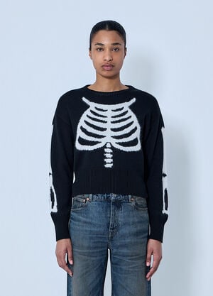 Vaquera Skeleton Sweater Black vaq0264006