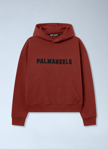 LN-CC® - Palm Angels: Palm Hills Regular Hoodie - Red Palm Angels Palm Hills Regular Hoodie Red pma0166146