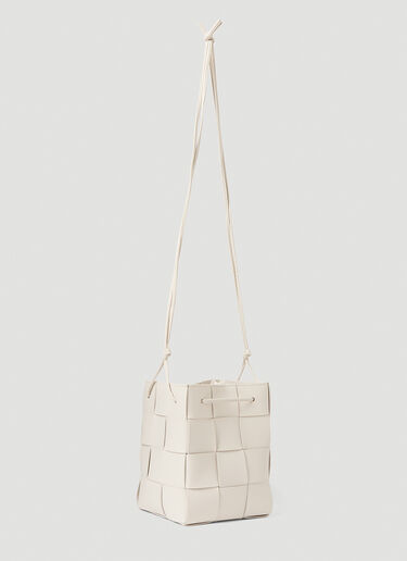 Bottega Veneta Small Cassette Bucket Bag Cream bov0253041