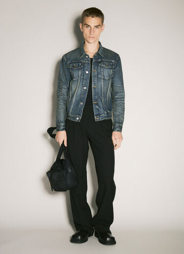 Saint Laurent Denim Jacket Blue sla0158002