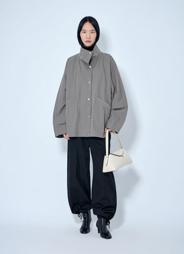 Toteme Summer Parachute Jacket Grey tot0265001
