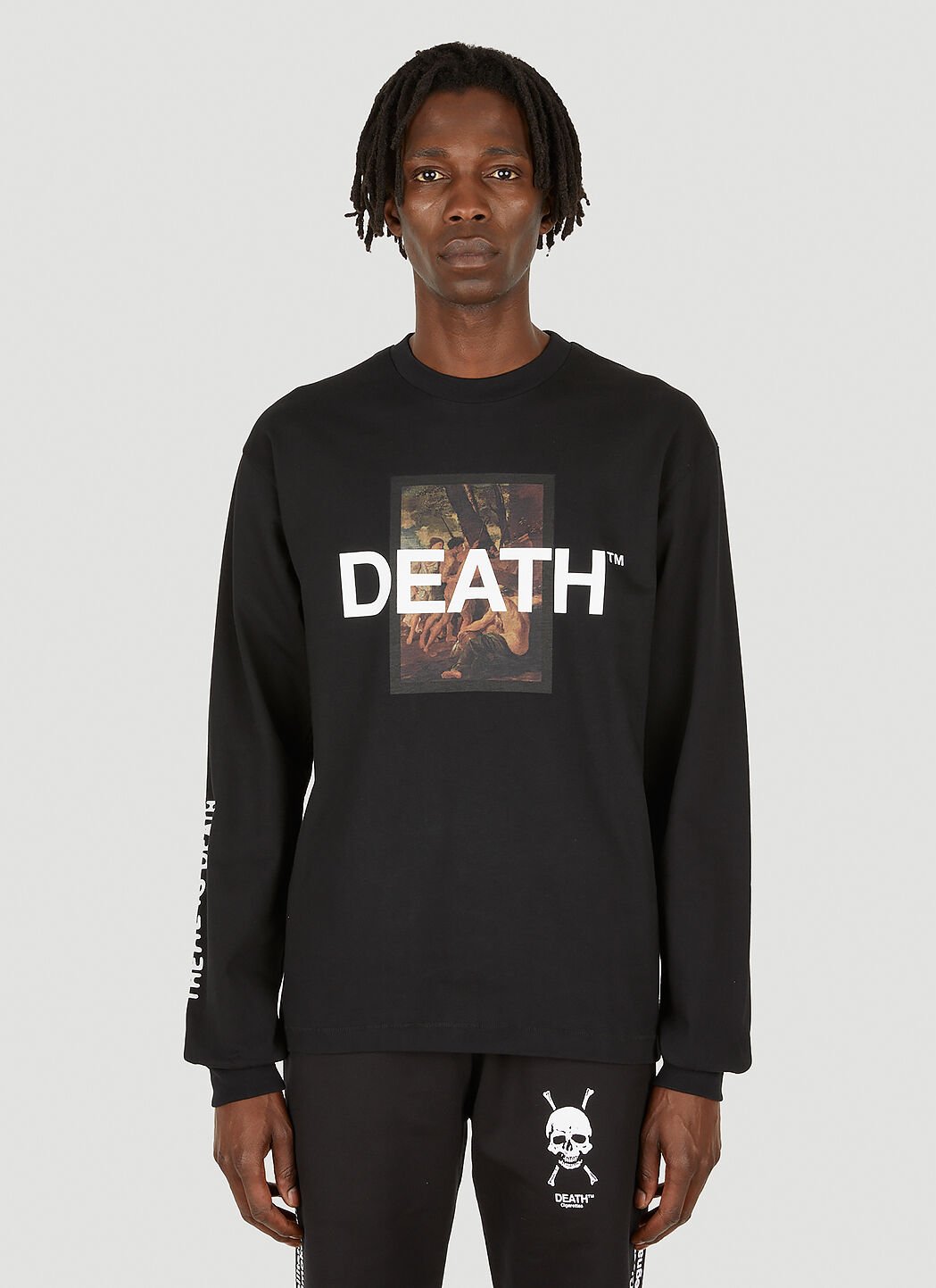 Death Cigarettes Chatsworth Long Sleeve T-Shirt 黑色 dec0146003