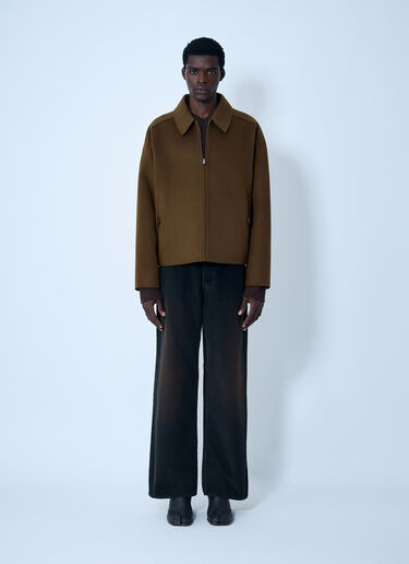 Acne Studios Wool-And-Cashmere-Blend Jacket Olive acn0162018